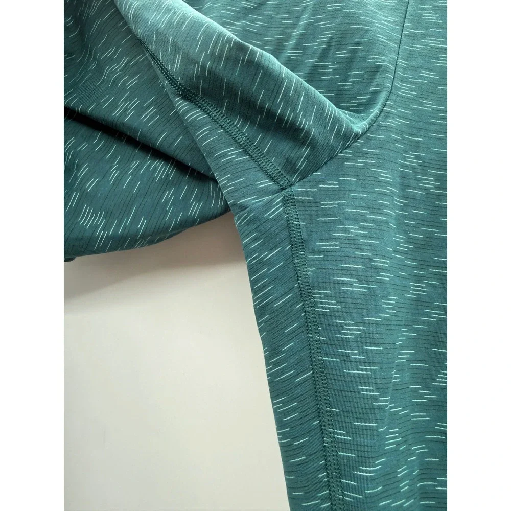 Duluth Trading NoGA Bootcut Pants‎ XL x 33 Teal Print Stretch Casual Outdoor NWT
